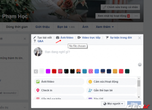 sử dụng video làm ảnh bìa trang cá nhân facebook 1