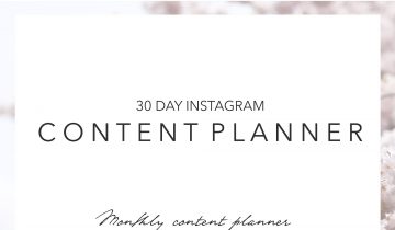 Tài liệu kế hoạch Instagram Content trong 30 ngày – Bí quyết trở thành chuyên gia kế hoạch Content Instagram 03