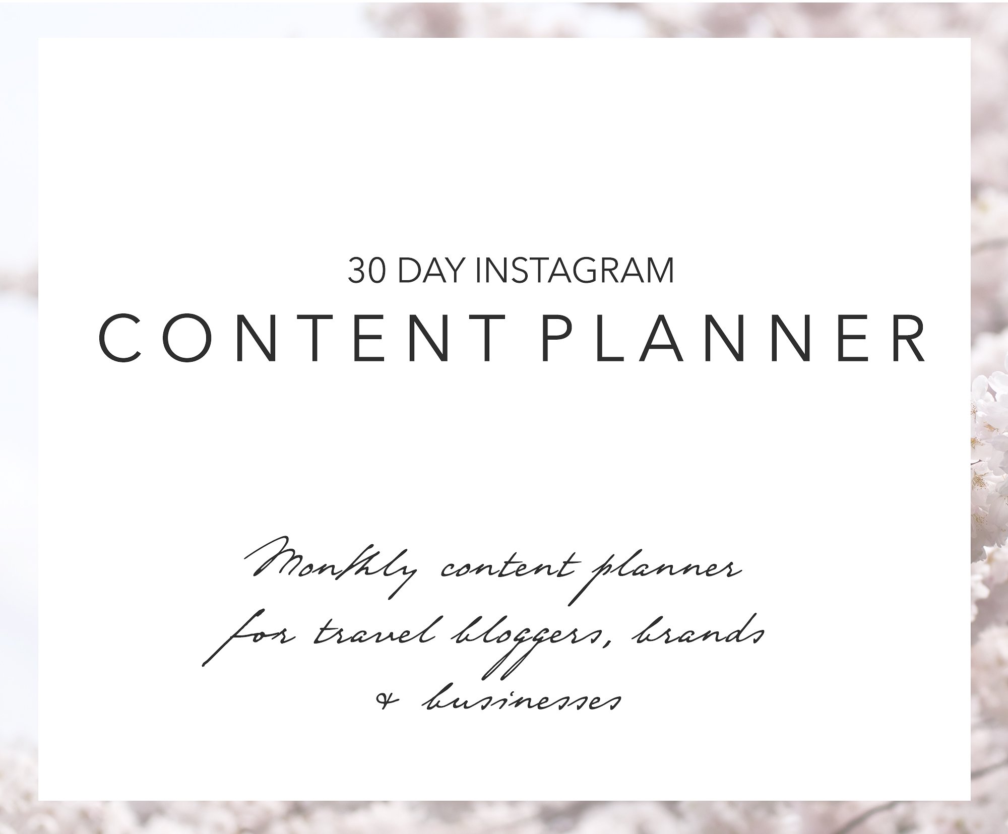 Tài liệu kế hoạch Instagram Content trong 30 ngày – Bí quyết trở thành chuyên gia kế hoạch Content Instagram 03