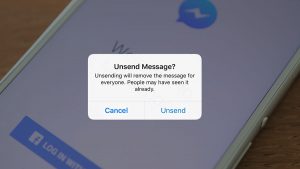 facebook tính năng rút lại tin nhắn