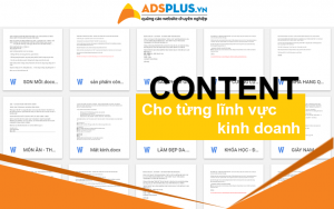 tài liệu viết content cho từng lĩnh vực kinh doanh