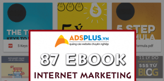 Bứt phá chiến dịch quảng cáo khi sở hữu 87 Ebook Internet Marketing