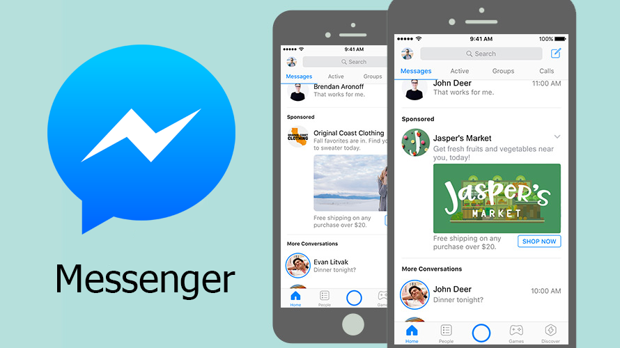 quảng cáo messenger