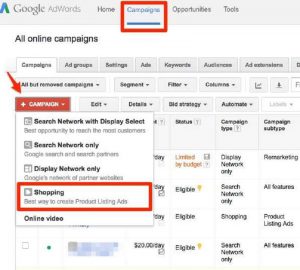 thiết lập tài khoản google shopping 5