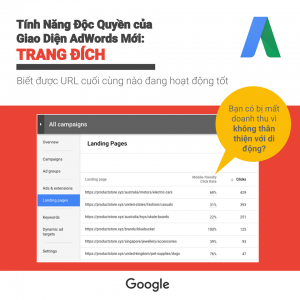 giao diện mới của google adwords