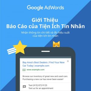giao diện báo cáo của tiện ích tin nhắn