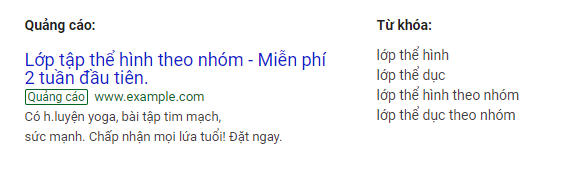 Mẫu quảng cáo google ads 02