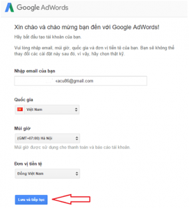 Đăng ký Google Ads
