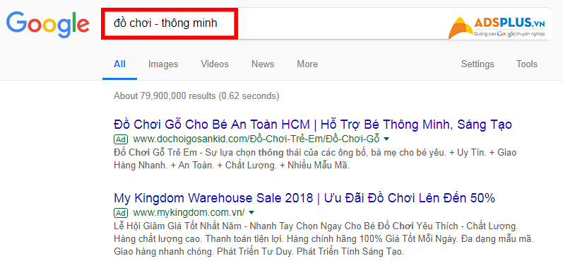 Tìm kiếm theo kết quả liên quan