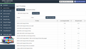 Công cụ check thứ hạng từ khóa Spineditor