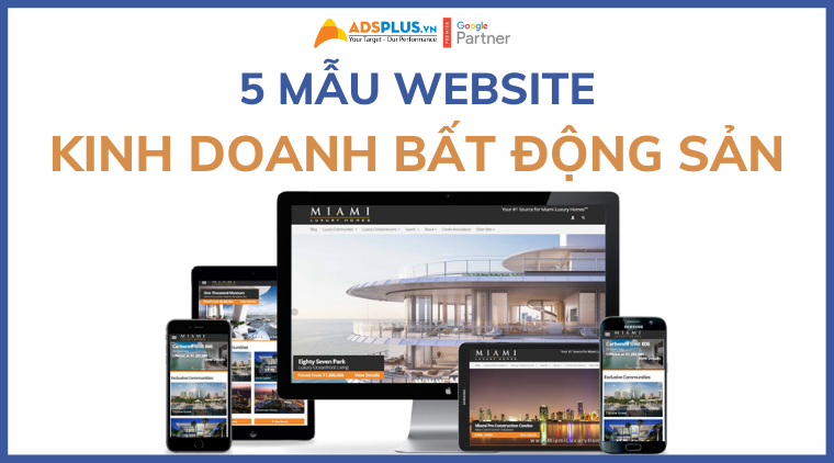thiết kế website bất động sản