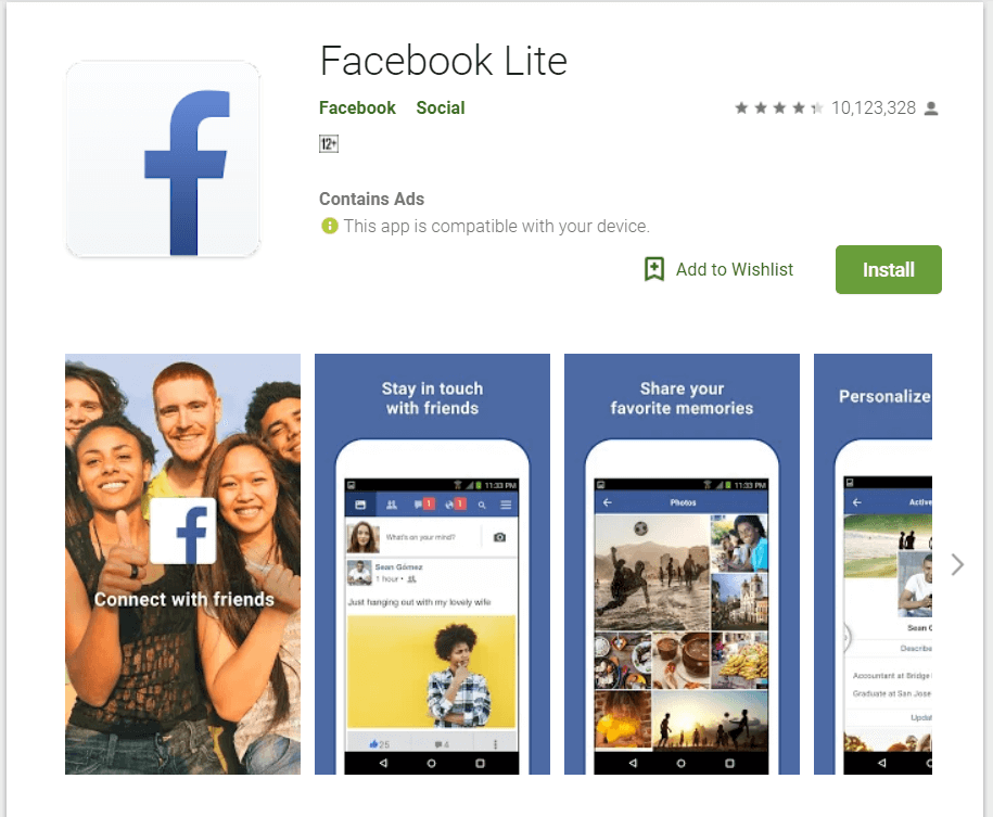 facebook lite là gì