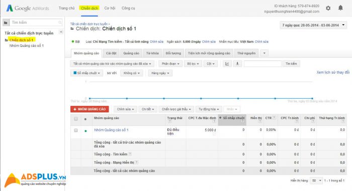 Cách tạo chiến dịch Google Ads 03