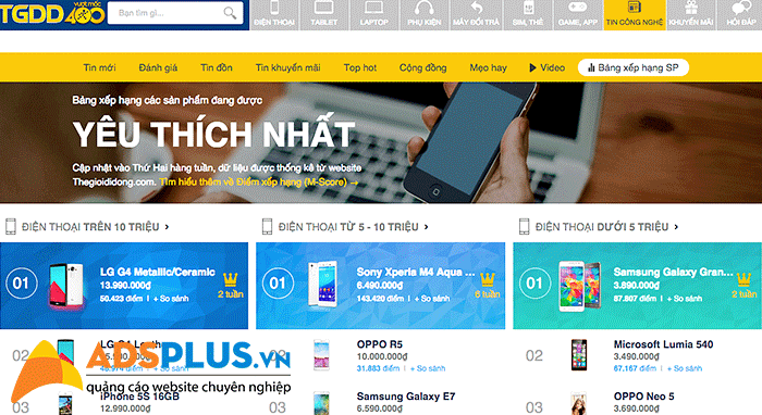 website bán hàng online 02