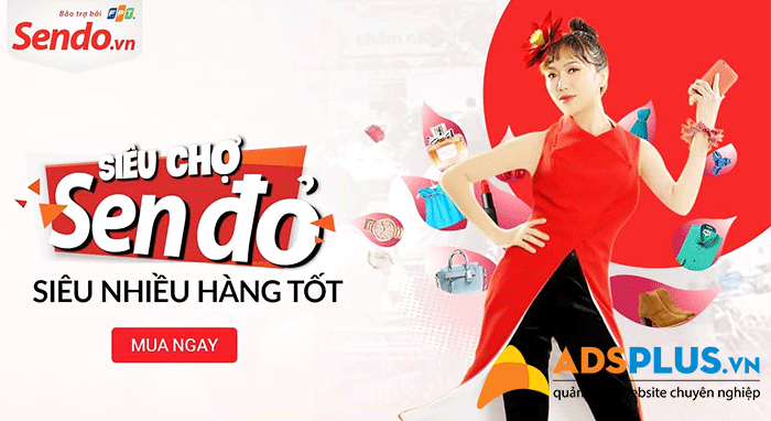 thương mại điện tử Sen Đỏ Sendo.vn