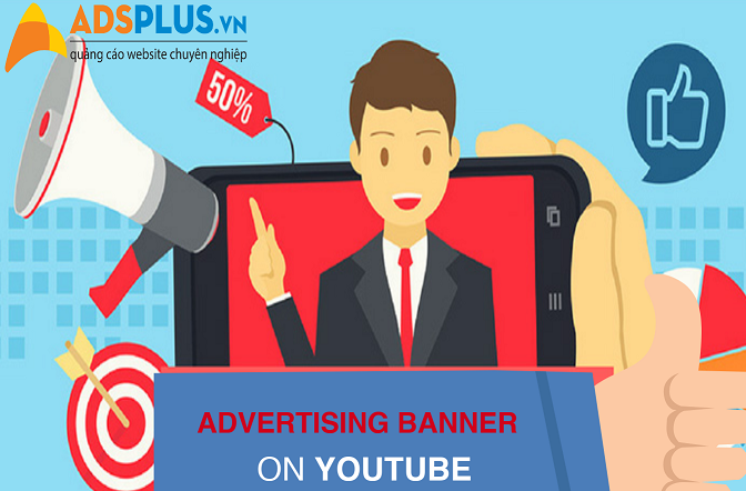 quảng cáo banner trên Youtube