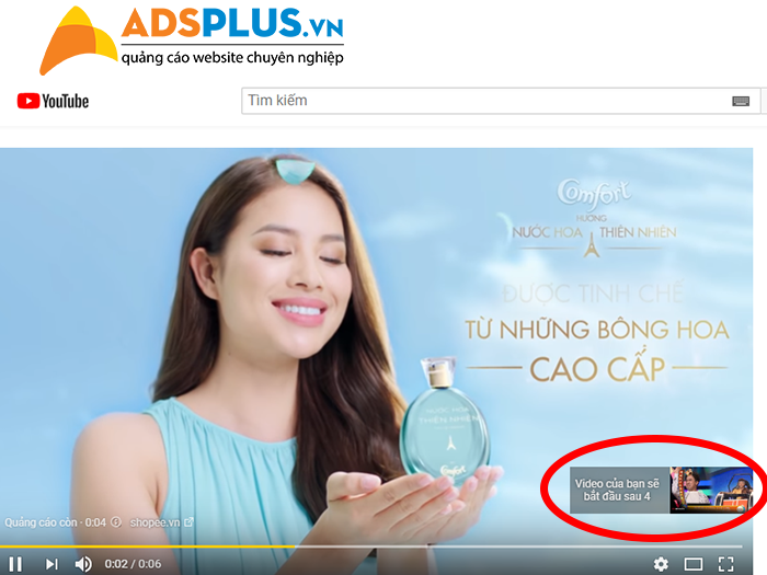 hình thức quảng cáo đệm