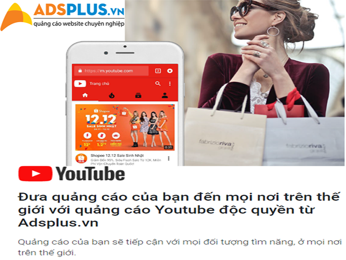 quảng cáo video trên youtube 01