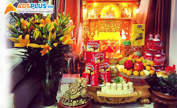 trang trí tết cửa hàng 01