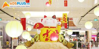trang trí tết cửa hàng 02