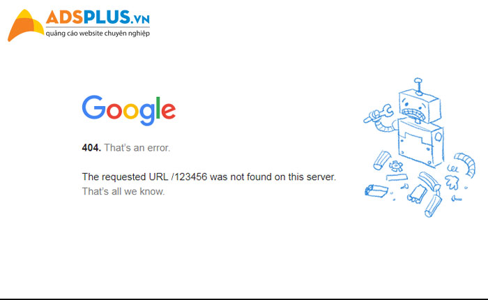 lỗi error 404