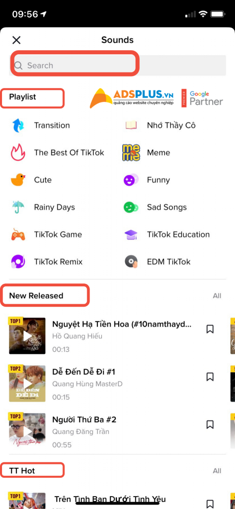 Tiktok sounds
