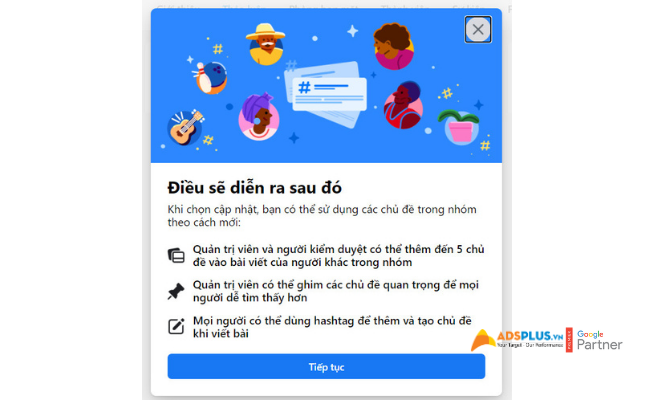 Tính năng hashtag