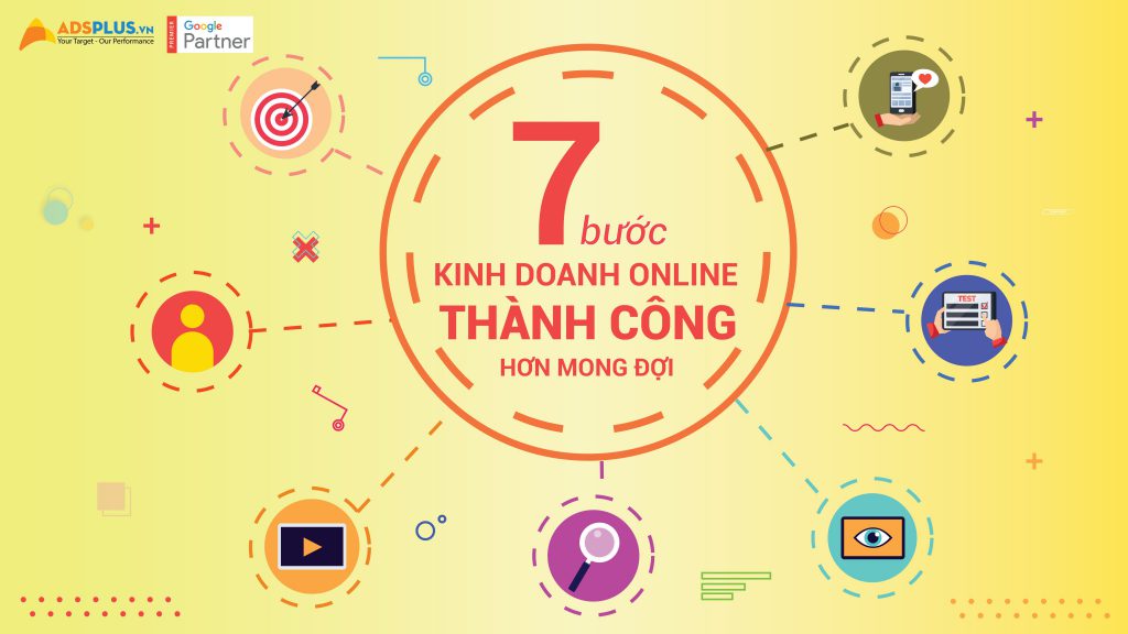 7 bước kinh doanh Online thành hơn mong đợi