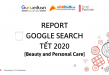 "REPORT Google Search" xu hướng ngành làm đẹp cho mùa Tết