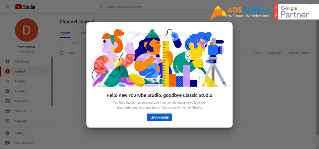 YouTube Studio