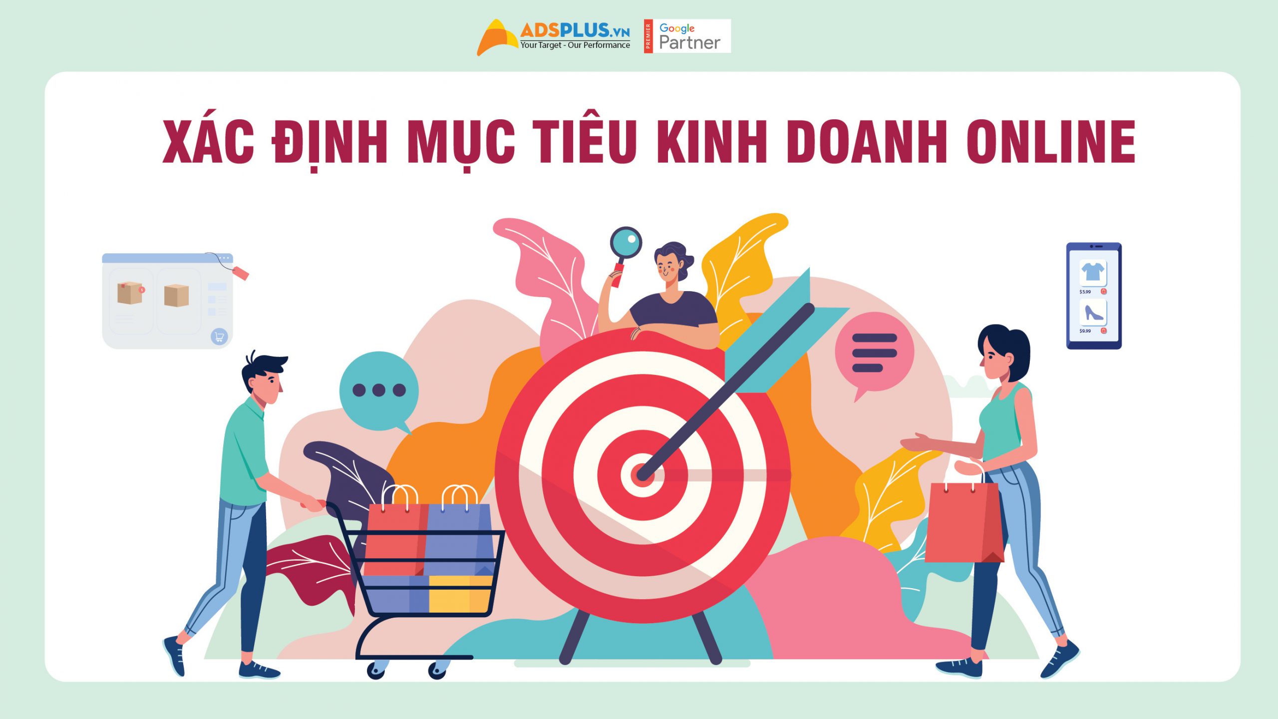 Xác định mục tiêu kinh doanh Online