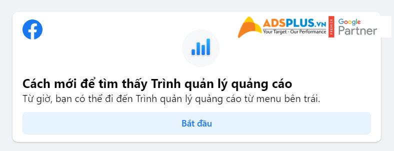 Cách tìm thấy Trình quản lý quảng cáo