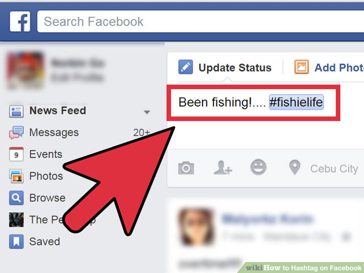 cách tạo hashtag trên facebook