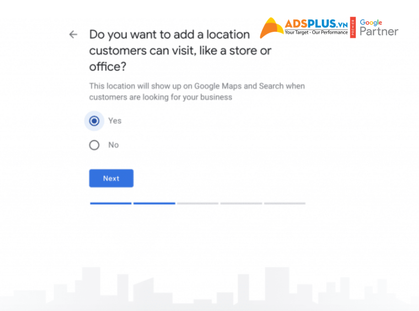 vị trí Google My Business