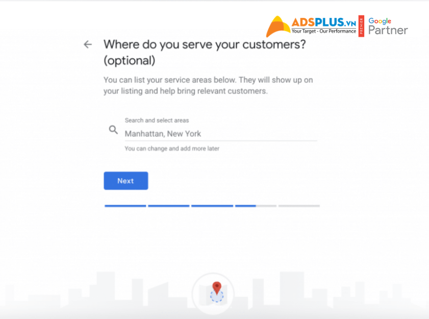 vị trí Google My Business