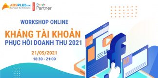 KHÁNG TÀI KHOẢN FACEBOOK - Phục hồi doanh thu [WORKSHOP]