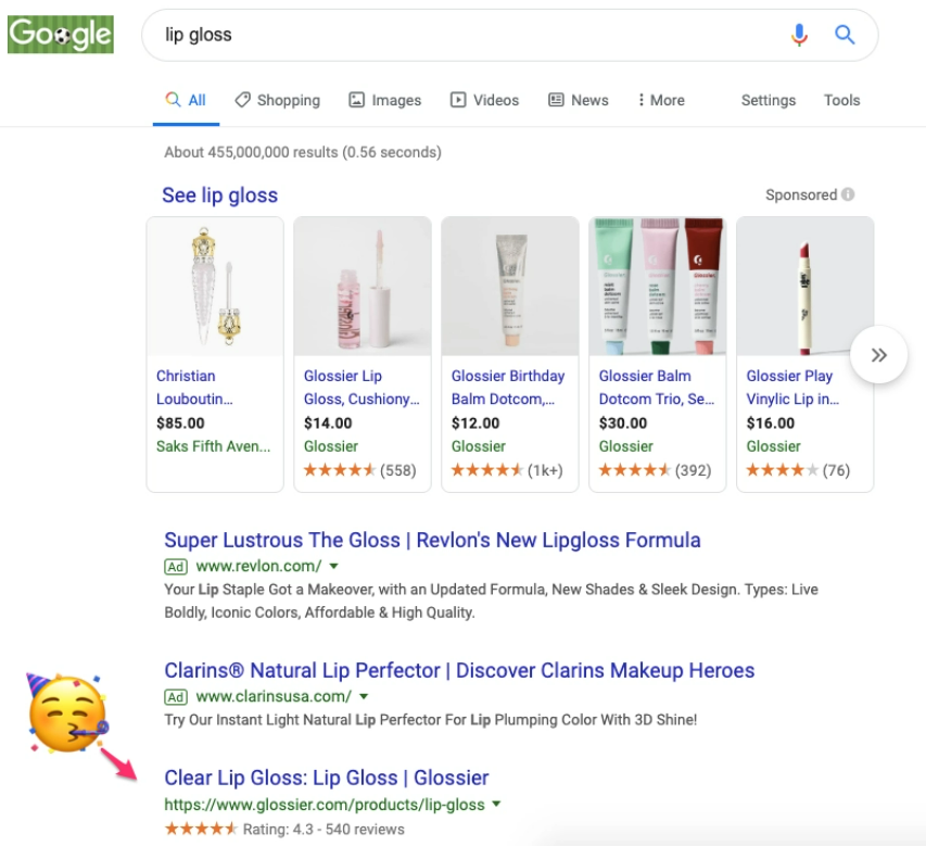 son của glossier case study social media