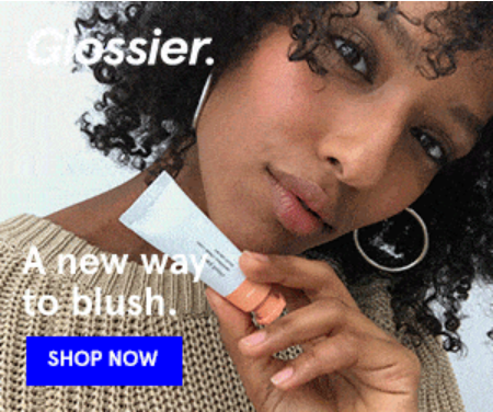 hiện thị hình ảnh quảng cáo glossier case study social media