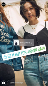 Biến Story của bạn thành một buổi mua sắm