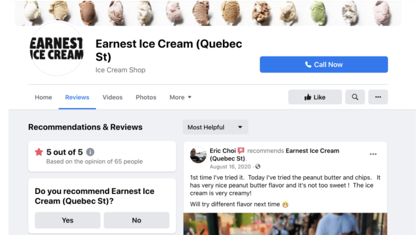 Lời chứng thực, đáng giá từ của khách hàng qua social media