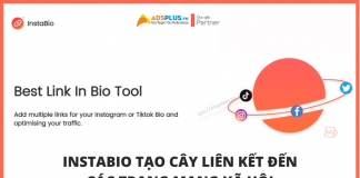 InstaBio tạo cây liên kết đến các trang mạng xã hội InstaBio tạo cây liên kết đến các trang mạng xã hội