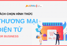 cách chọn hình thức thương mại điện tử