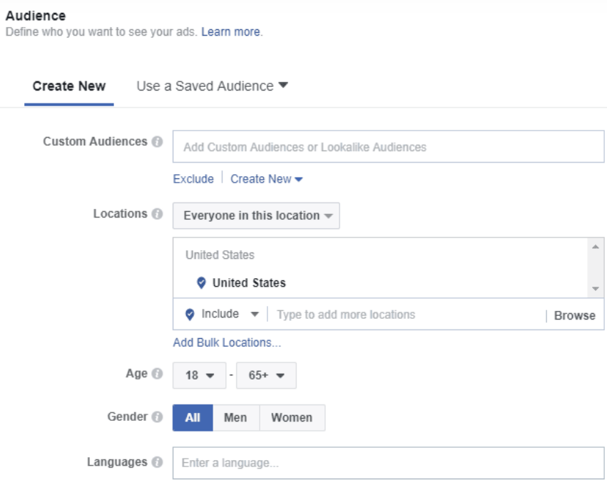 thiết lập Facebook Ads marketing ngành f&b
