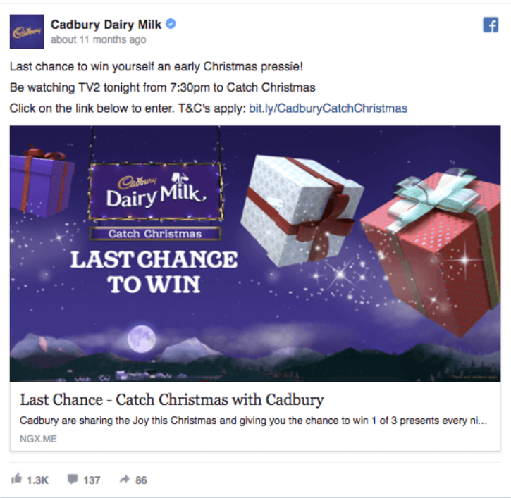 Quảng cáo ưu đãi theo lễ hội với Facebook Ads marketing ngành f&b