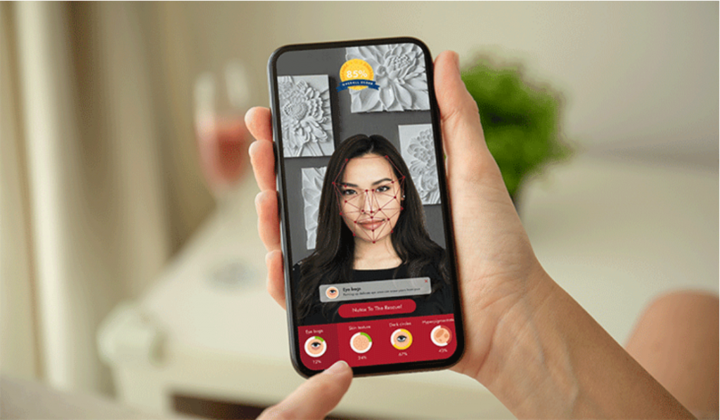 công nghệ thực tế ảo trong cách bán mỹ phẩm online