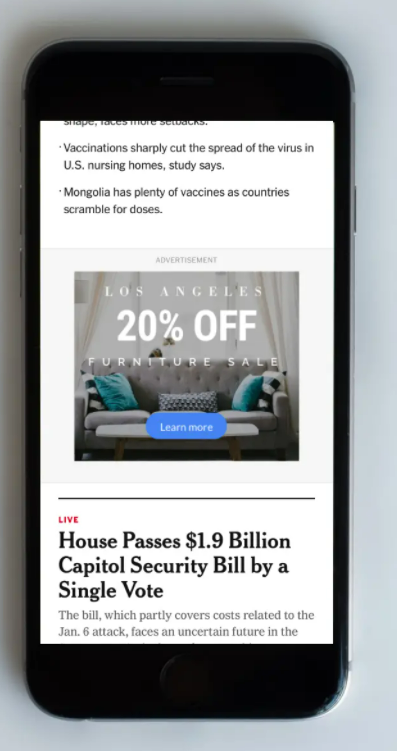 DISPLAY ADS ý tưởng marketing nội thất