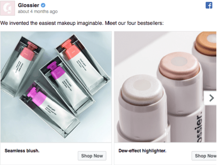 Glossier: giới thiệu những sản phẩm bán chạy nhất