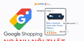 Chiến dịch quảng cáo nội thất trên Google Ads Shopping google shopping ngành nội thất