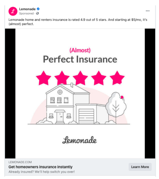 Content facebook ads