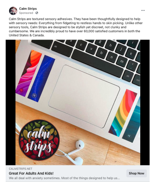 Content facebook ads